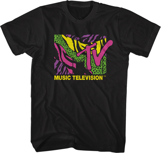 Colorful Animal Logo MTV Shirt