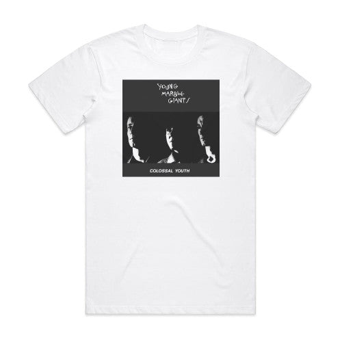 Young Marble Giants Colossal Youth Album Cover T-Shirt White
