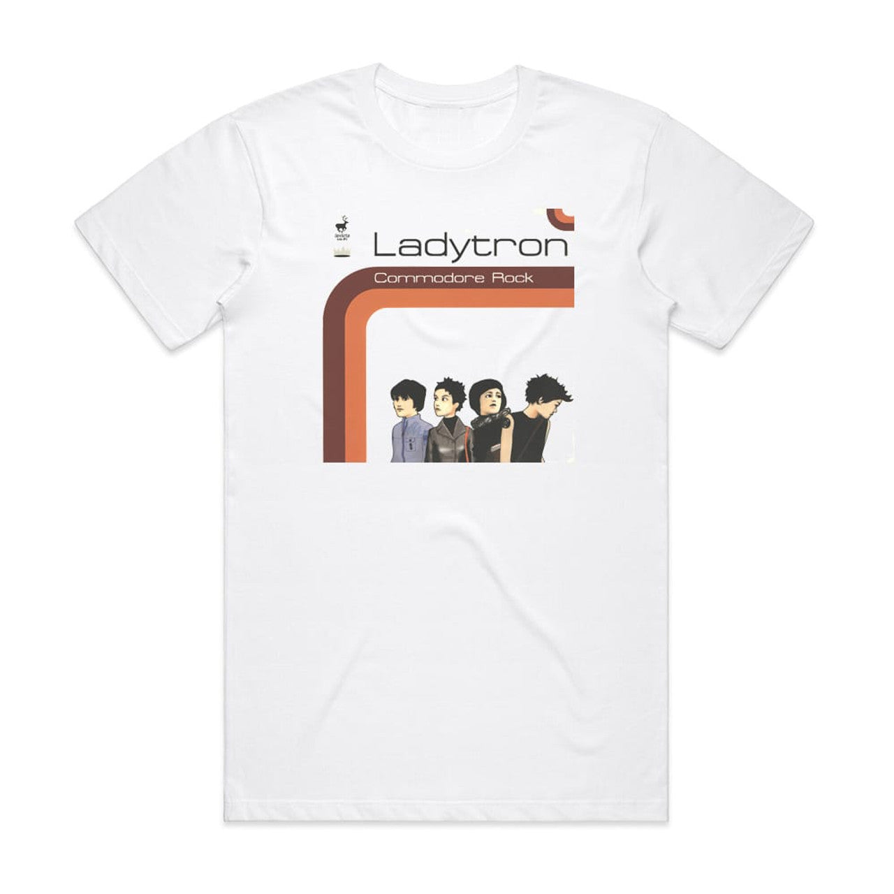 Ladytron Commodore Rock T-Shirt White