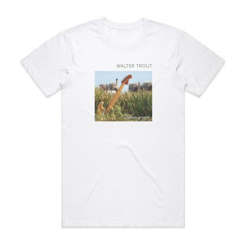Walter Trout Common Ground Album Cover T-Shirt White