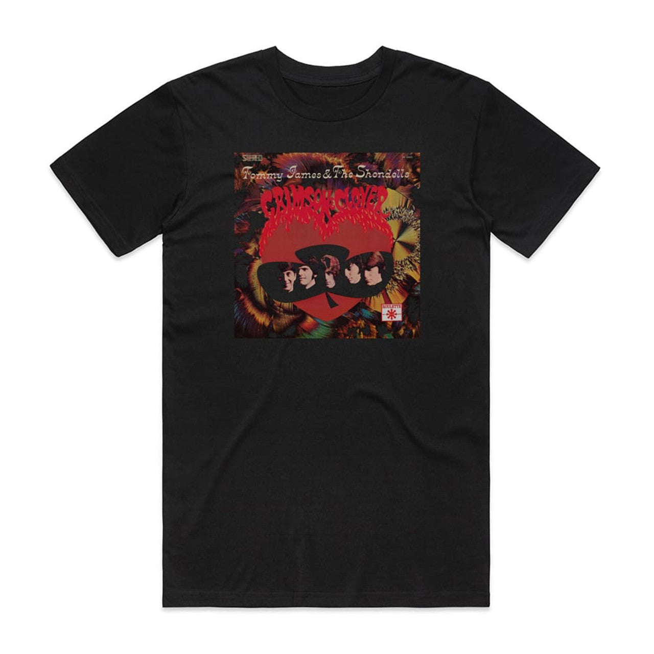 Tommy James and the Shondells Crimson Clover T-Shirt Black