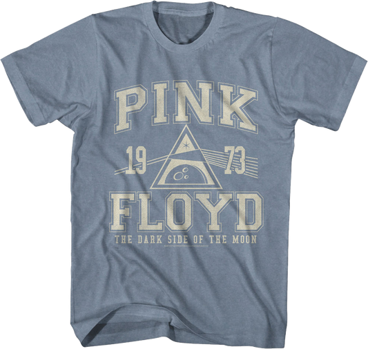 Dark Side of the Moon Athletic 1973 Logo Pink Floyd T-Shirt