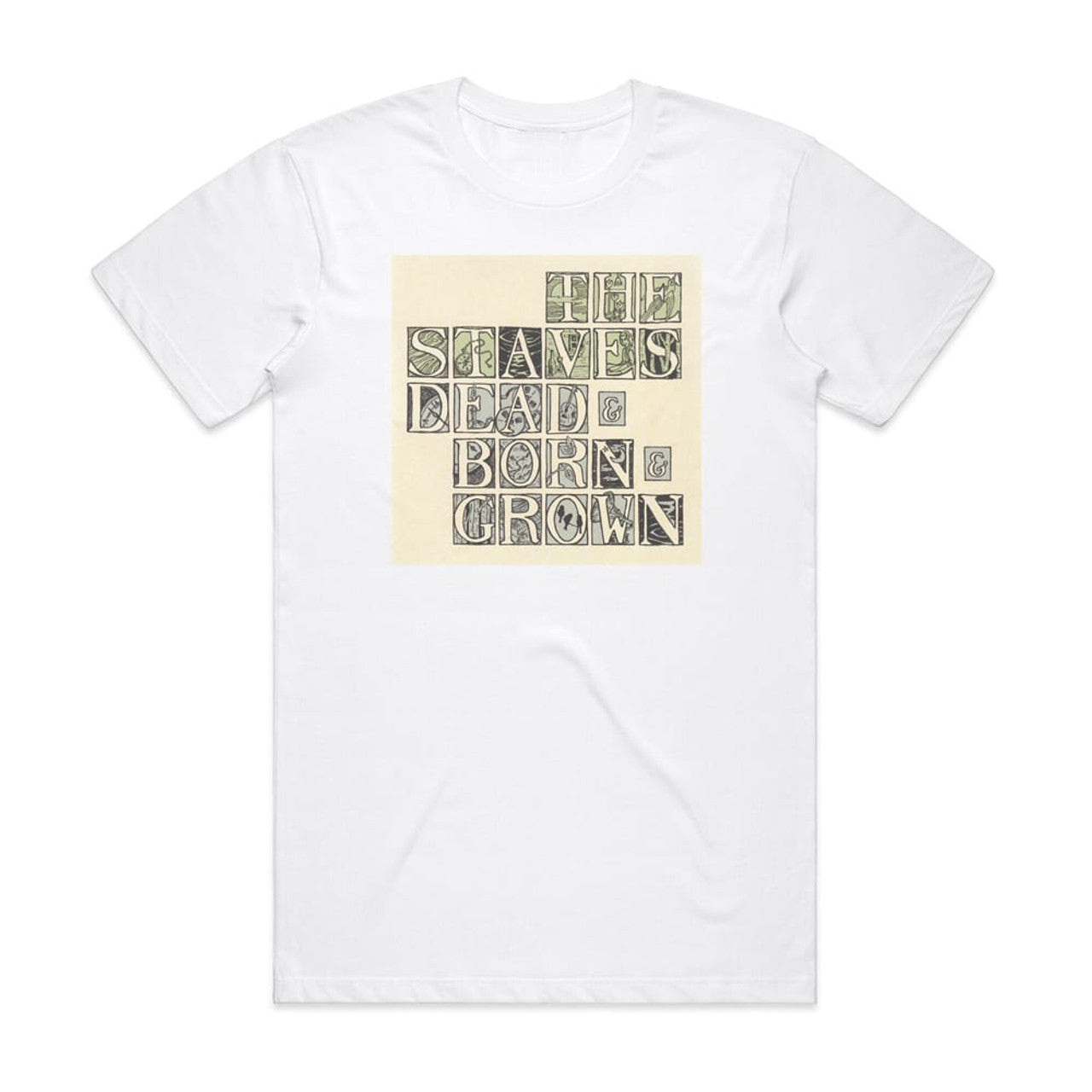 The Staves Dead Born Grown T-Shirt White