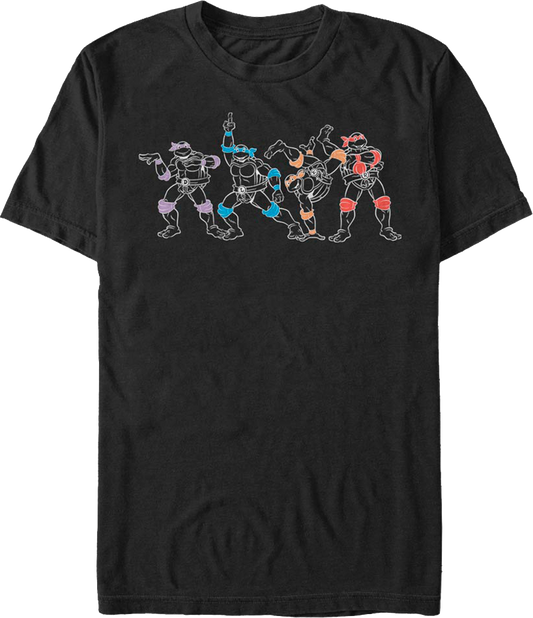 Defining Colors Teenage Mutant Ninja Turtles T-Shirt