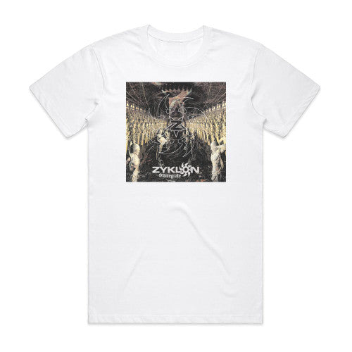 Zyklon Disintegrate Album Cover T-Shirt White