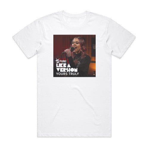 Yours Truly Dont Look Back In Anger Triple J Like A Version Album Cover T-Shirt White