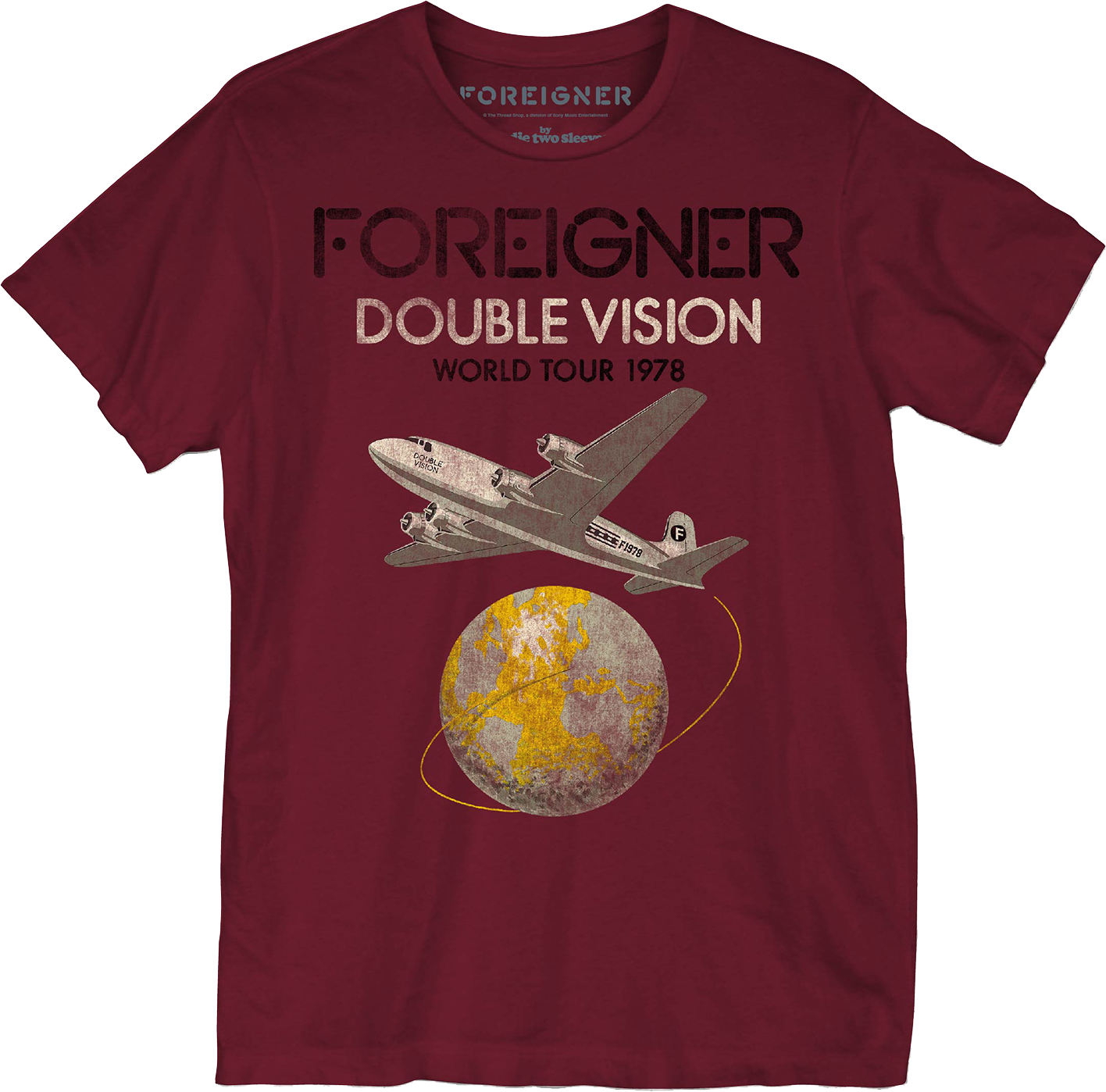 Double Vision World Tour Foreigner T-Shirt