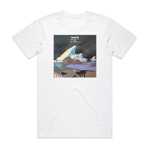 Yes Drama 1 Album Cover T-Shirt White