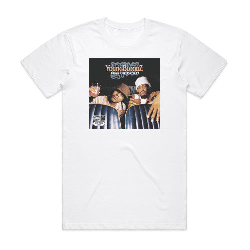 YoungBloodZ Drankin Patnaz Album Cover T-Shirt White