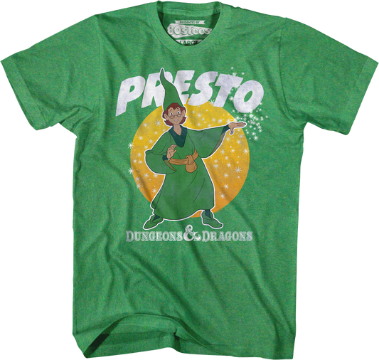 Green Presto the Magician Dungeons & Dragons T-Shirt