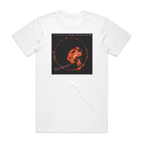 Yngwie J Malmsteen Eclipse Album Cover T-Shirt White