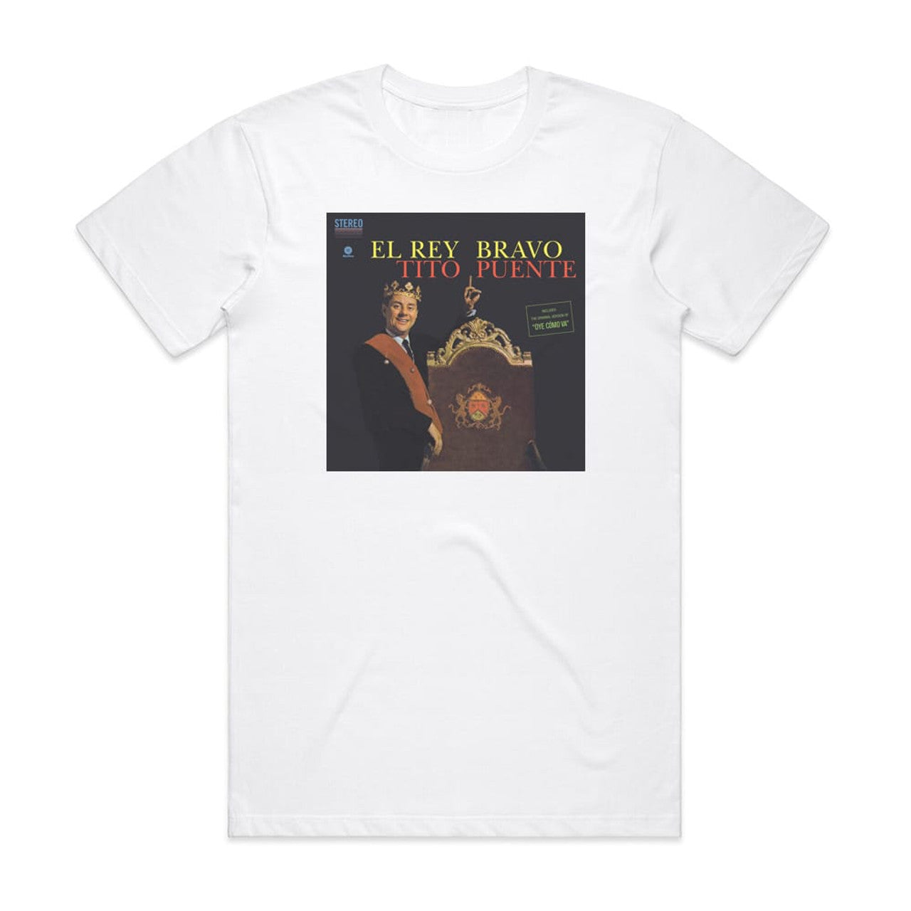 Tito Puente El Rey Bravo T-Shirt White