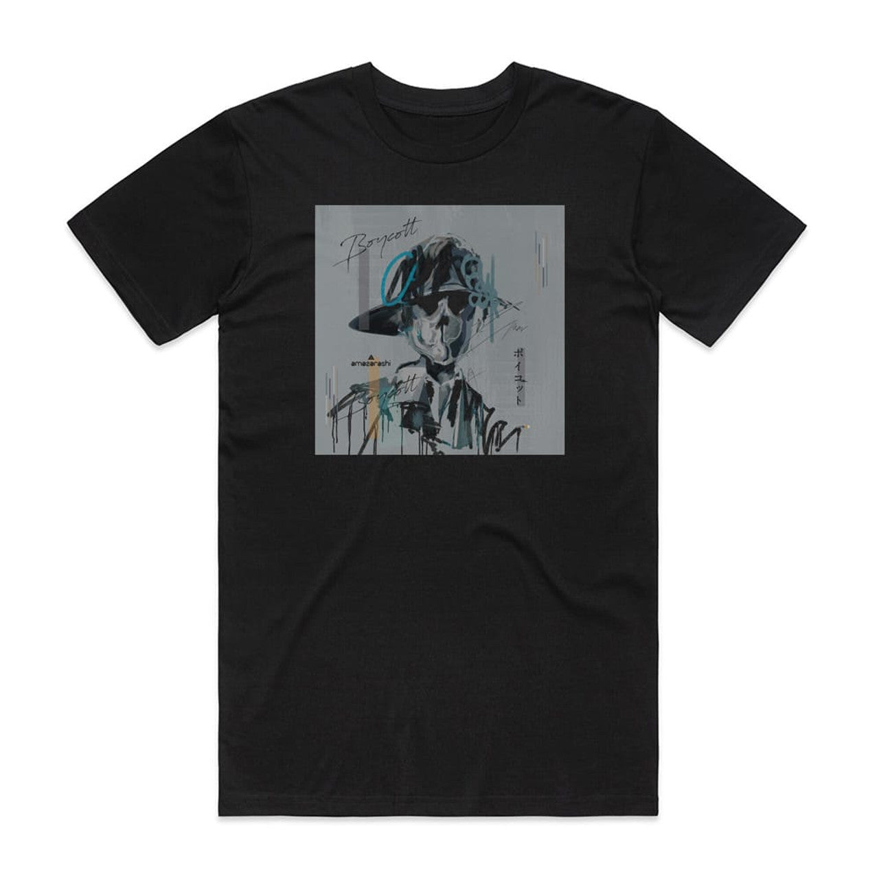 amazarashi Empty 7 T-Shirt Black