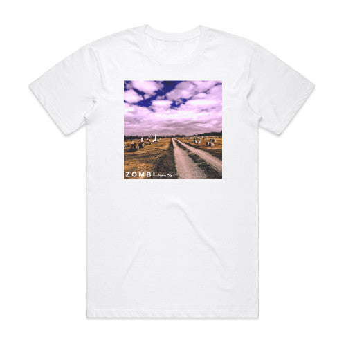 Zombi Evans City Album Cover T-Shirt White