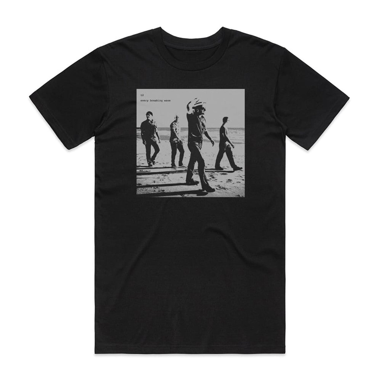 U2 Every Breaking Wave T-Shirt Black