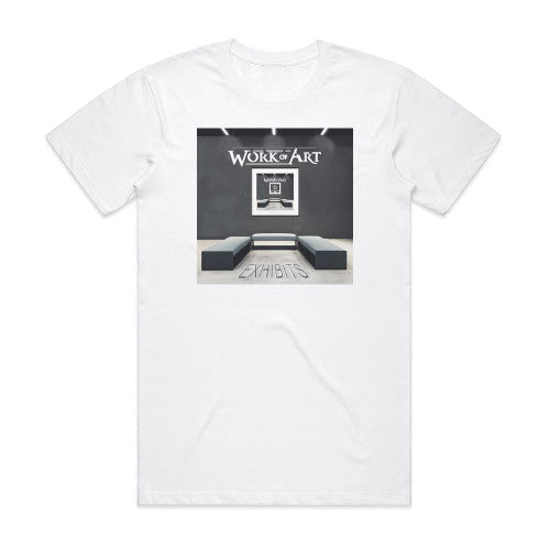 Work of Art Exhibits Album Cover T-Shirt White