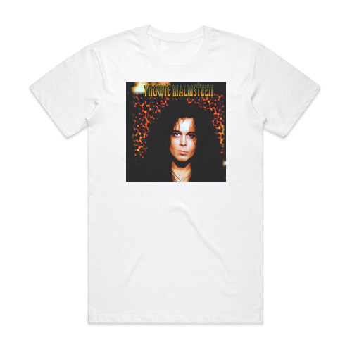 Yngwie J Malmsteen Facing The Animal Album Cover T-Shirt White