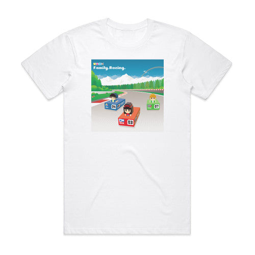 YMCK Family Racing Album Cover T-Shirt White