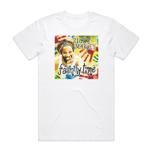 Ziggy Marley Family Time Album Cover T-Shirt White