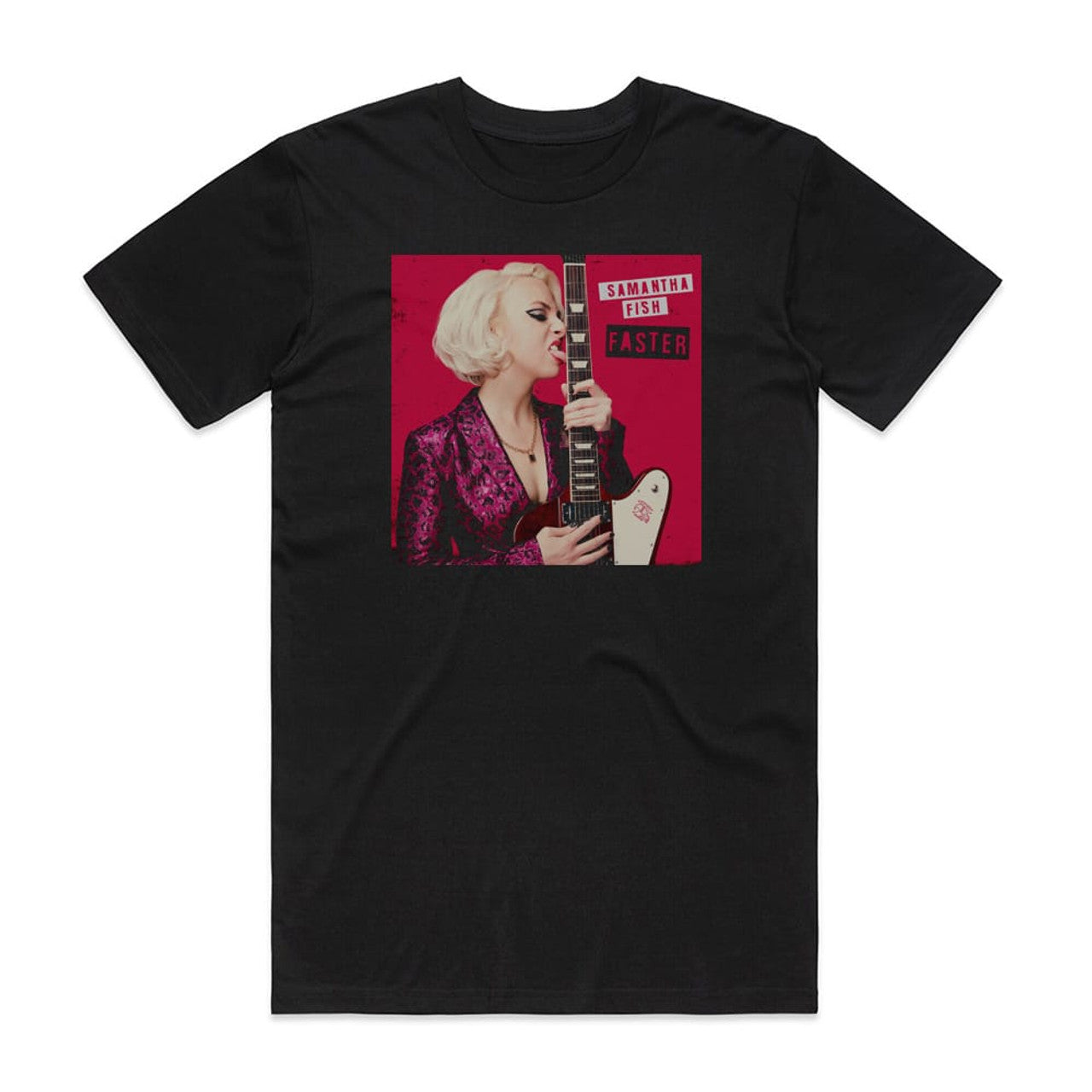 Samantha Fish Faster T-Shirt Black