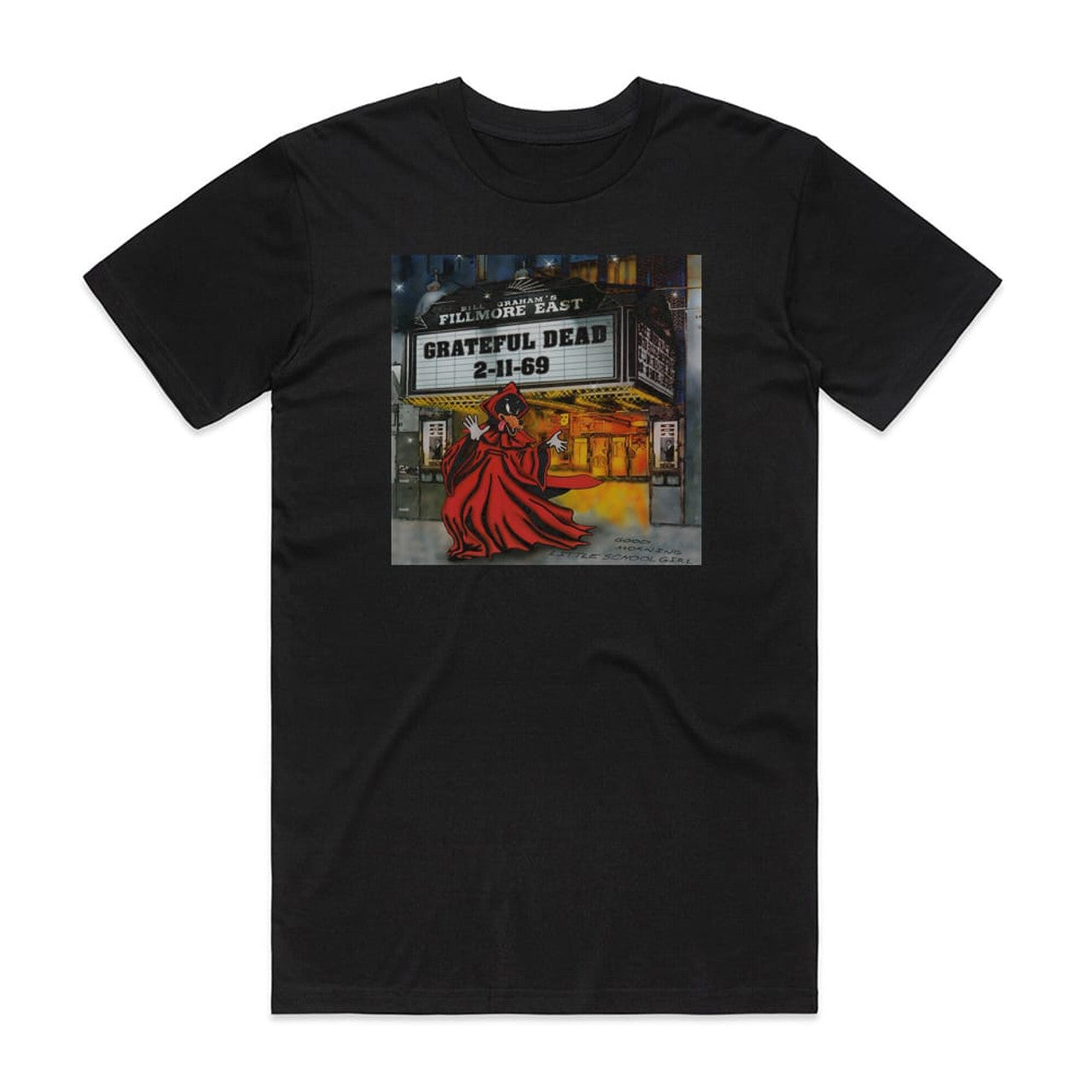 Grateful Dead Fillmore East 2 11 69 T-Shirt Black
