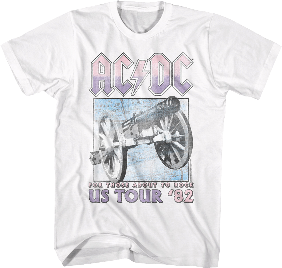 For Those About To Rock US Tour '82 ACDC Shirt