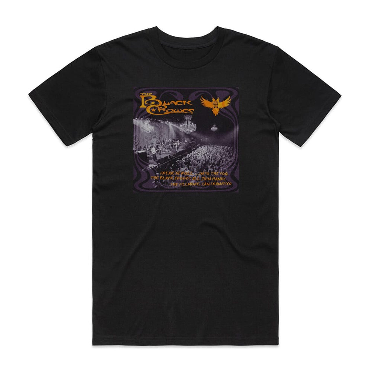 The Black Crowes Freak N Roll Into The Fog T-Shirt Black