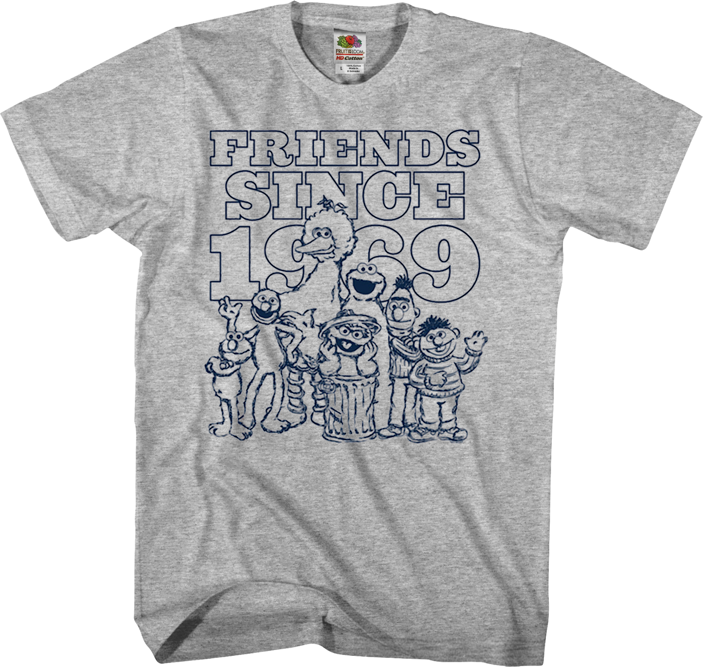 Friends Since 1969 Sesame Street T-Shirt