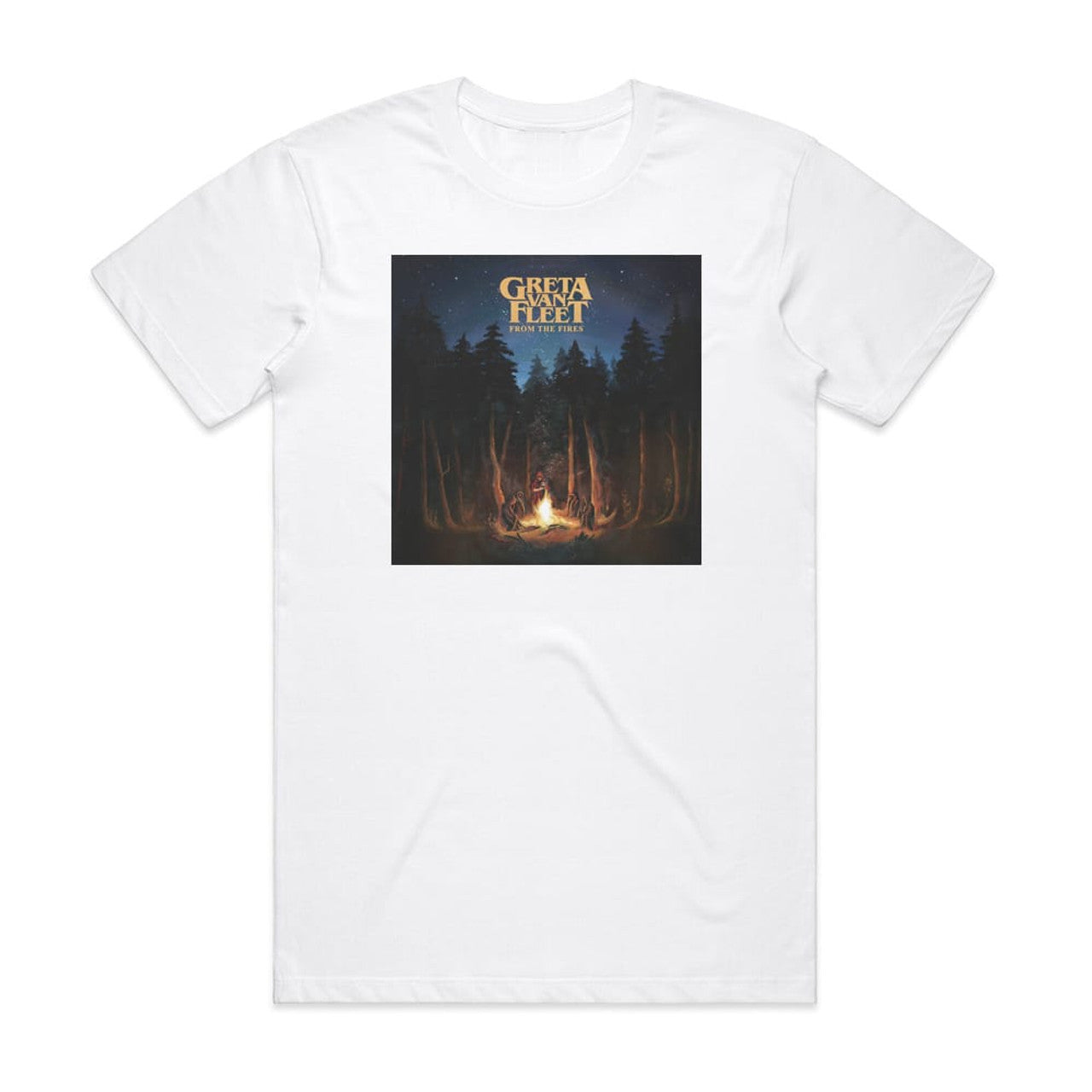 Greta Van Fleet From The Fires T-Shirt White