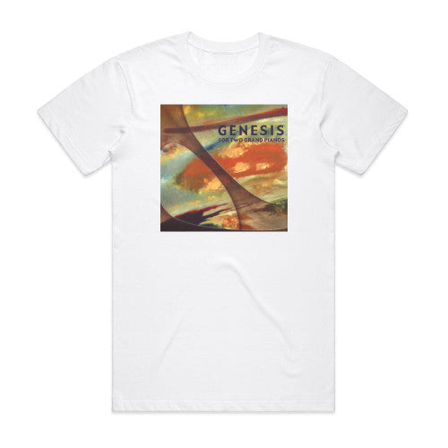 Yngwe Gundal and Roger T Matte Genesis For Two Grand Pianos Album Cover T-Shirt White