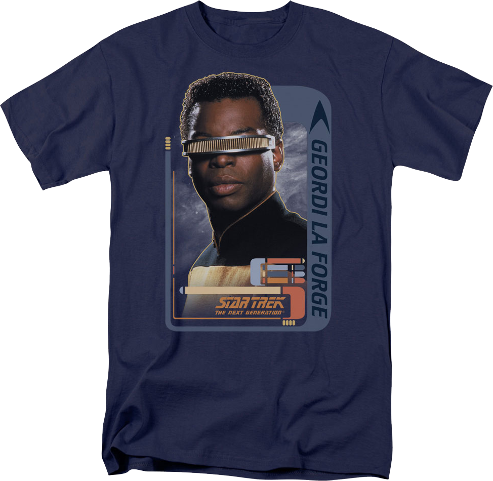 Geordi La Forge Star Trek The Next Generation T-Shirt