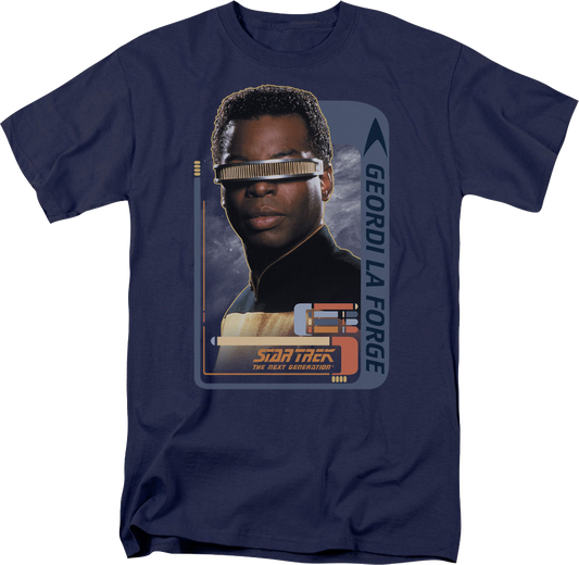 Geordi La Forge Star Trek The Next Generation T-Shirt