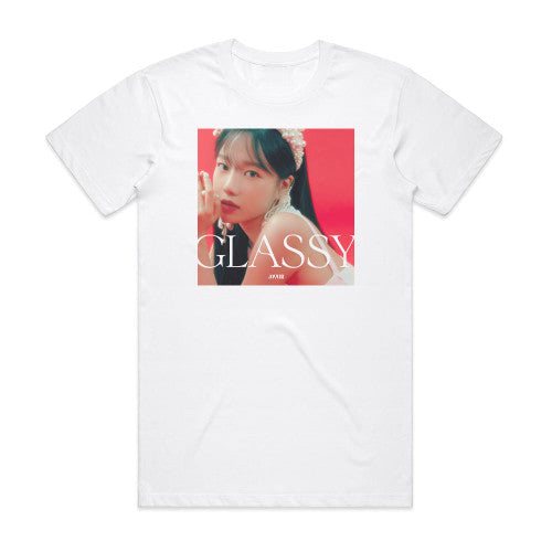 Yu-ri Jo Glassy Album Cover T-Shirt White