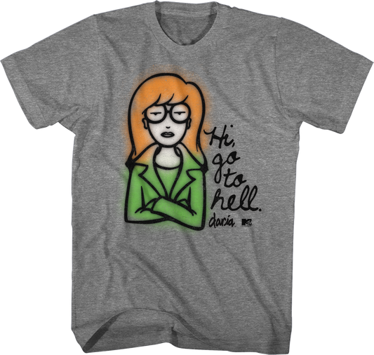 Go To Hell Daria T-Shirt