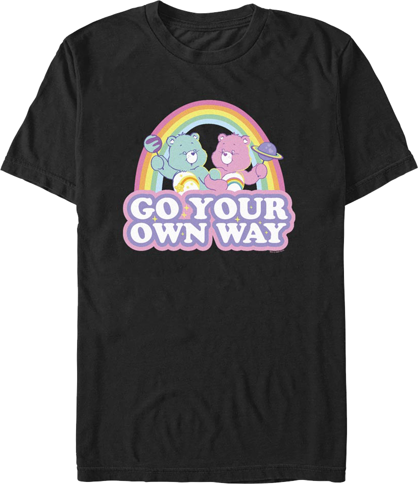Go You Own Way Care Bears T-Shirt