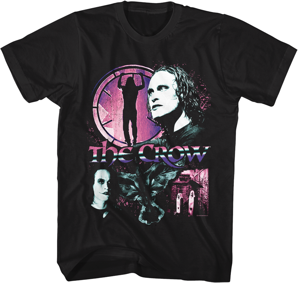 Gradient Collage The Crow T-Shirt