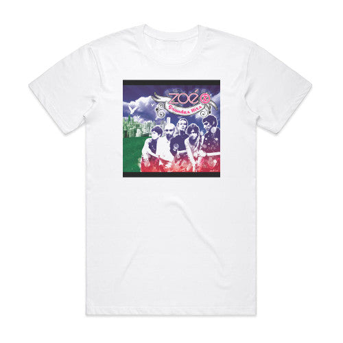 Zoe Grandes Hits Album Cover T-Shirt White