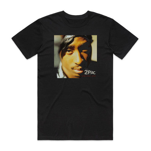 2Pac Greatest Hits Album Cover T-Shirt Black