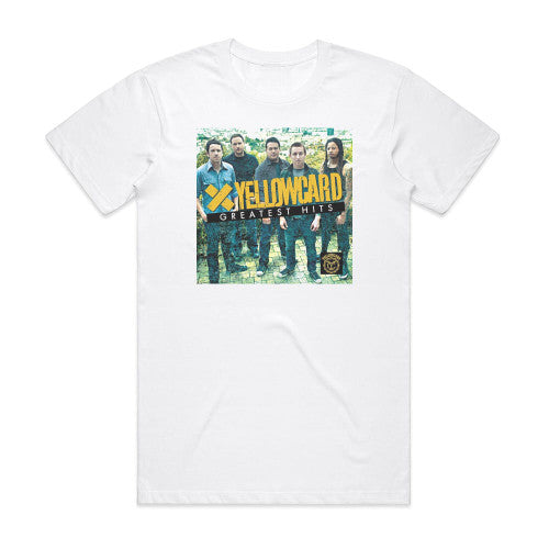 Yellowcard Greatest Hits Album Cover T-Shirt White