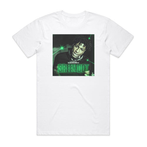 Youngboy Never Broke Again Green Dot Album Cover T-Shirt White
