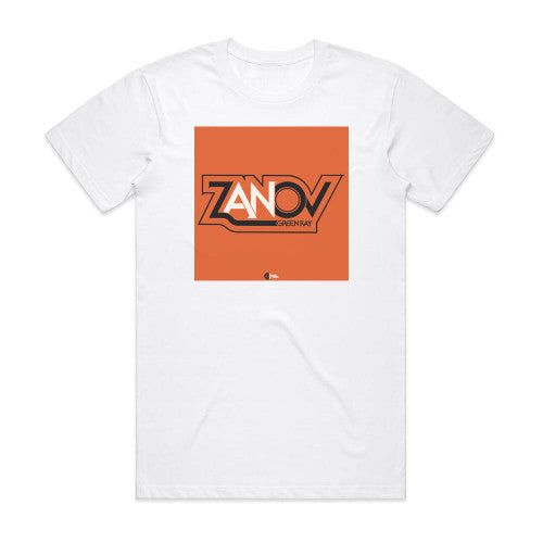 Zanov Green Ray Album Cover T-Shirt White
