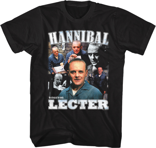Hannibal Lecter Collage Silence Of The Lambs T-Shirt
