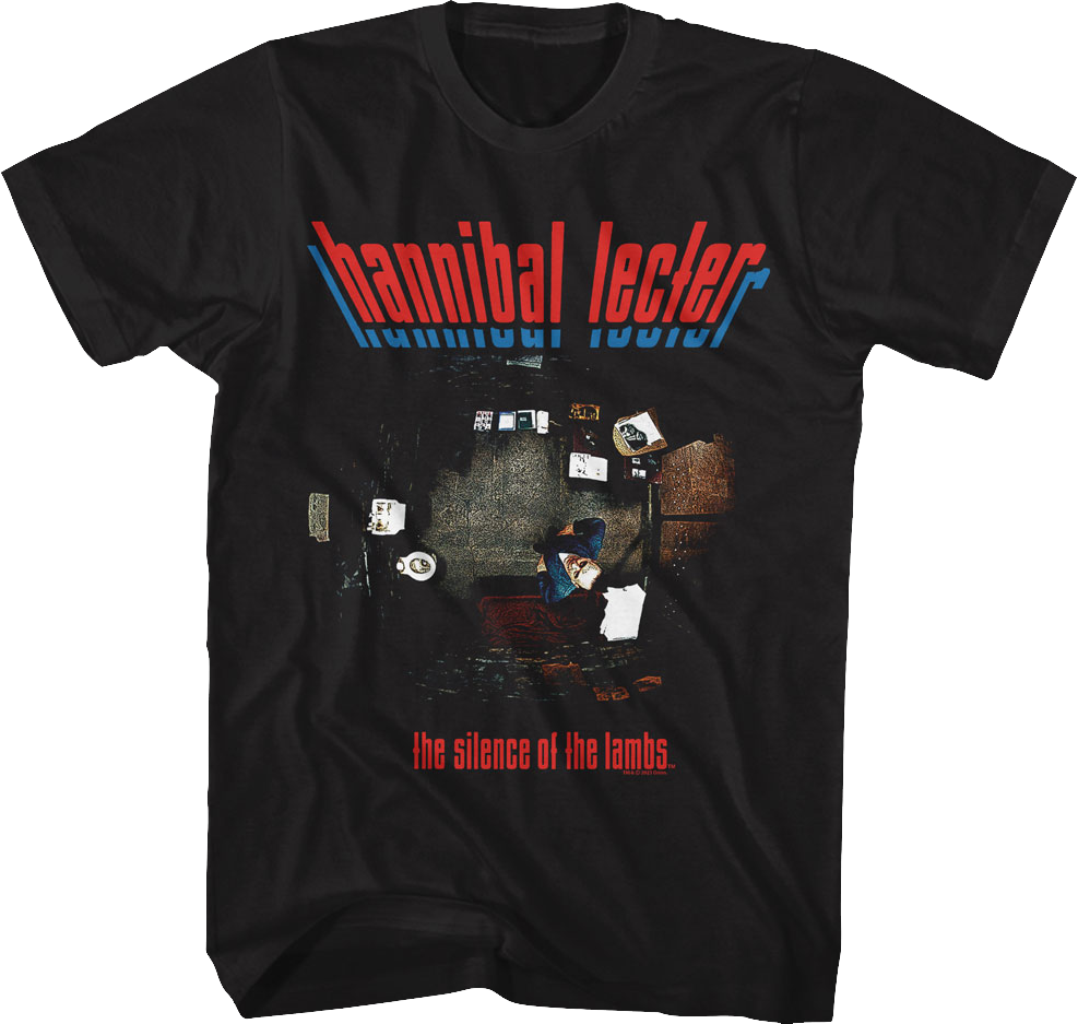Hannibal Lecter Overhead View Silence of the Lambs T-Shirt