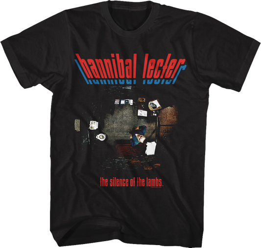 Hannibal Lecter Overhead View Silence of the Lambs T-Shirt