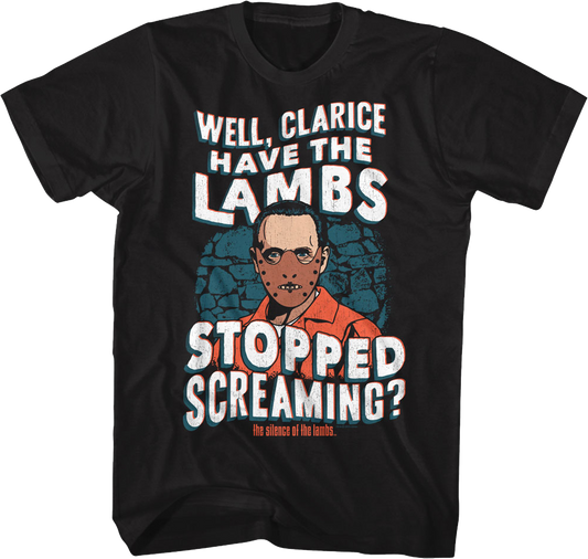 Hannibal Lecter Lambs Stopped Screaming Silence of the Lambs T-Shirt
