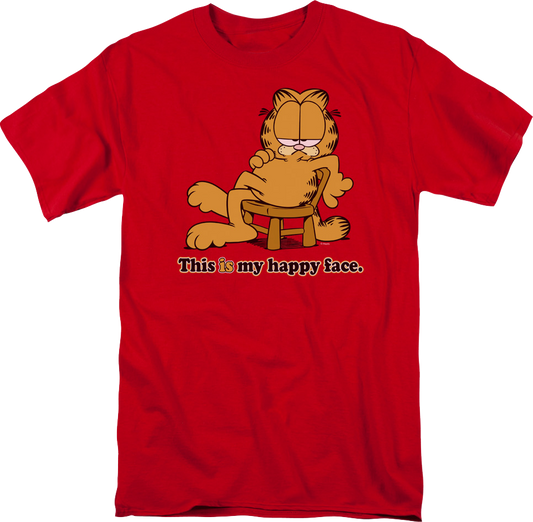 Happy Face Garfield T-Shirt