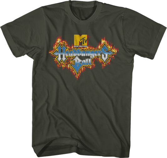 Headbangers Ball Flaming Logo MTV Shirt