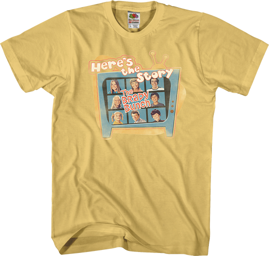 Here's The Story Brady Bunch T-Shirt