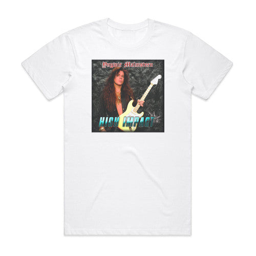 Yngwie J Malmsteen High Impact Album Cover T-Shirt White
