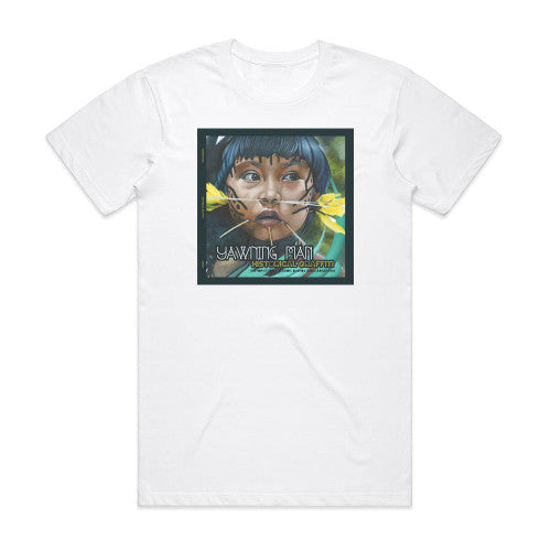 Yawning Man Historical Graffiti Album Cover T-Shirt White
